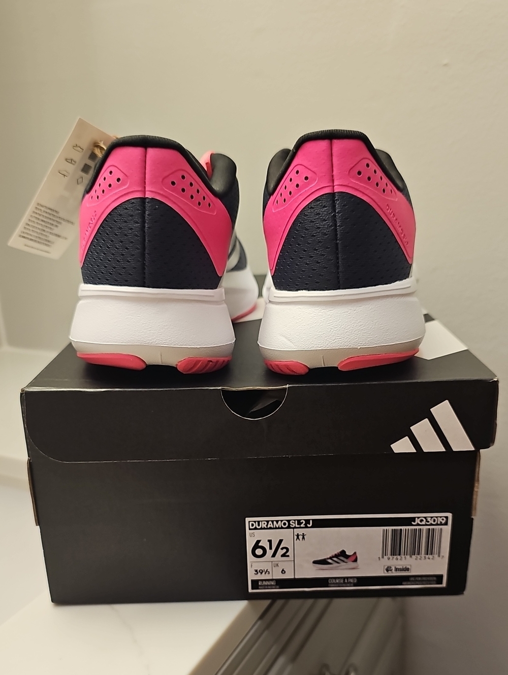 Adidas Duramo SL2 J Kids 6.5 / Women's 7.5 Running Shoes. JQ3019 NIB - Picture 6 of 12